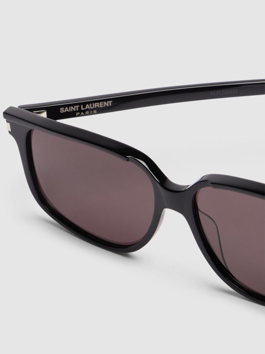 Saint Laurent: SL 599 Mirage acetate sunglasses - Black - women_1 | Luisa Via Roma