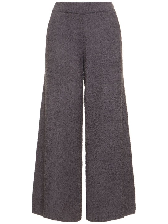 Weworewhat: Wide leg knitted pants - Gri - women_0 | Luisa Via Roma
