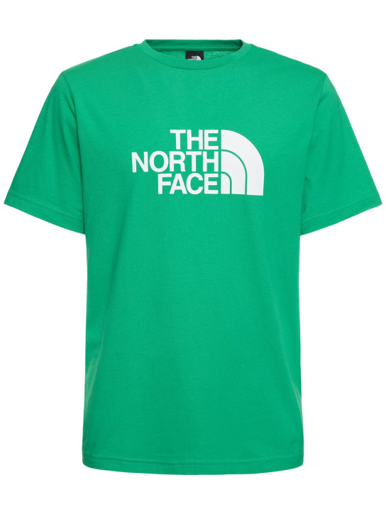 The North Face: T-shirt à manches courtes Easy - Optic Emerald - men_0 | Luisa Via Roma
