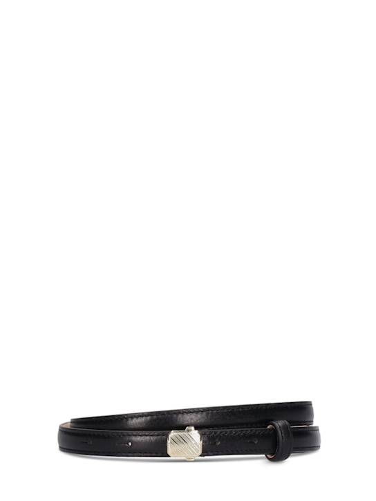 Lemaire: 15mm Military leather belt - women_0 | Luisa Via Roma