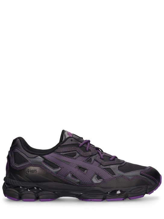 Asics: Needles Gel-NYC运动鞋 - 黑色/紫色 - men_0 | Luisa Via Roma