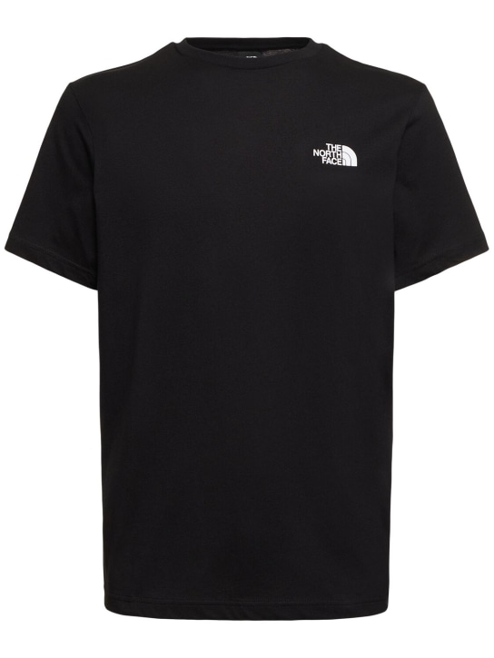 The North Face: T-shirt Redbox stampata - Tnf Black/Navy - men_1 | Luisa Via Roma