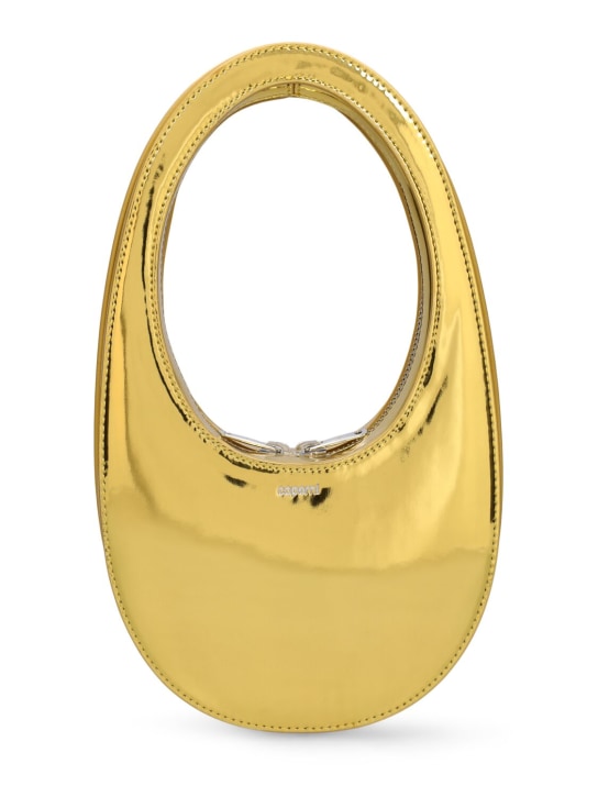 Coperni: Mini Swipe metallic bag - Gold - women_0 | Luisa Via Roma