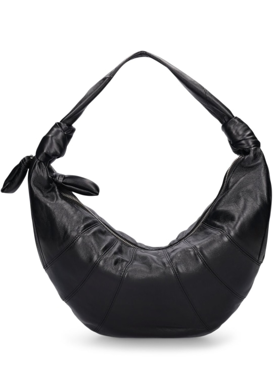 Lemaire: Fortune Croissant leather shoulder bag - women_0 | Luisa Via Roma