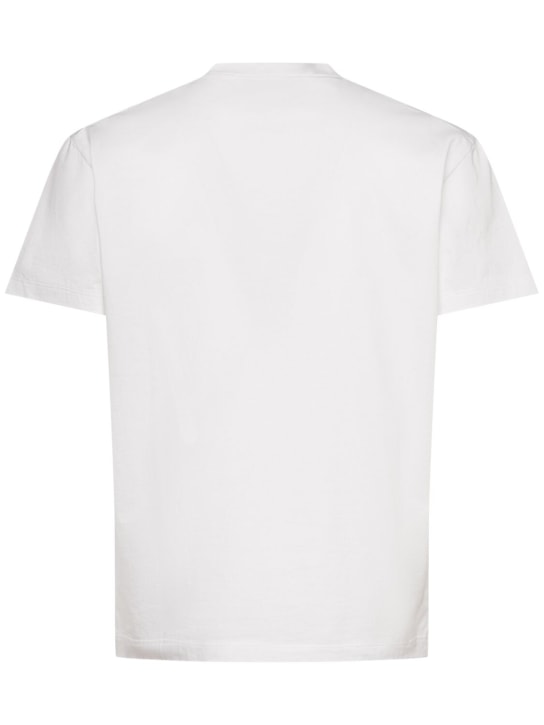 Dsquared2: Camiseta de algodón estampado - men_3 | Luisa Via Roma