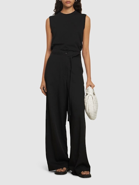 Toteme: Sleeveless organic cotton jersey top - women_1 | Luisa Via Roma