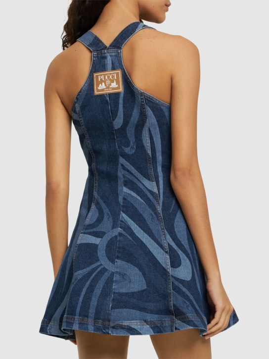 Pucci: 印花牛仔迷你连衣裙 - women_2 | Luisa Via Roma