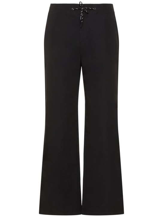 The North Face: Wide leg pants with drawstring - Black - women_0 | Luisa Via Roma
