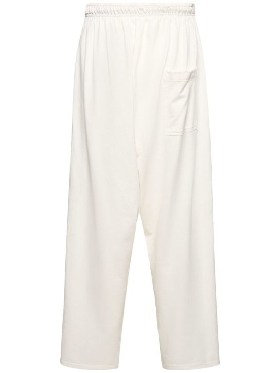 Hed Mayner: Cotton jersey pants - men_4 | Luisa Via Roma
