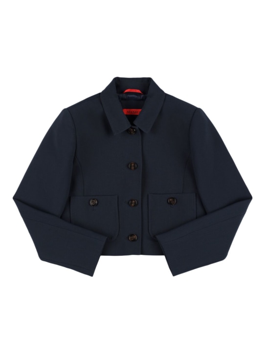 MAX&Co.: Denim jacket - Navy - kids-girls_0 | Luisa Via Roma