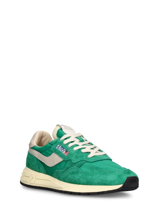 Autry: Reelwind sneakers - Green - men_1 | Luisa Via Roma