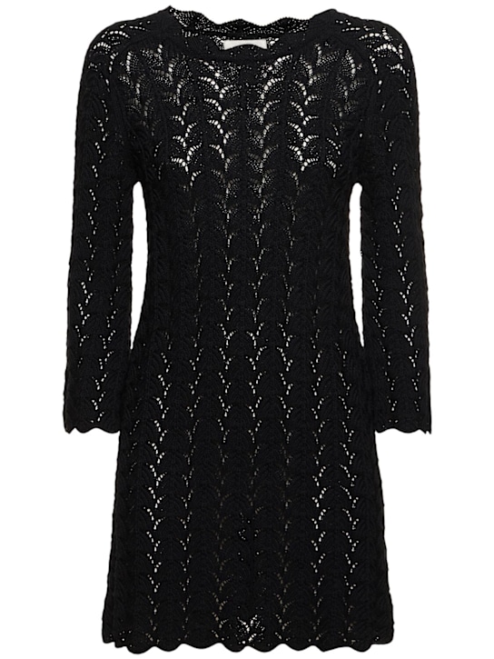 Loulou De Saison: Ditu cotton mini dress - women_0 | Luisa Via Roma