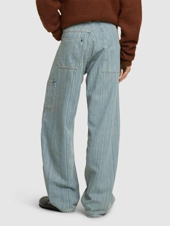 Bonsai: Oversize cotton denim jeans - men_2 | Luisa Via Roma