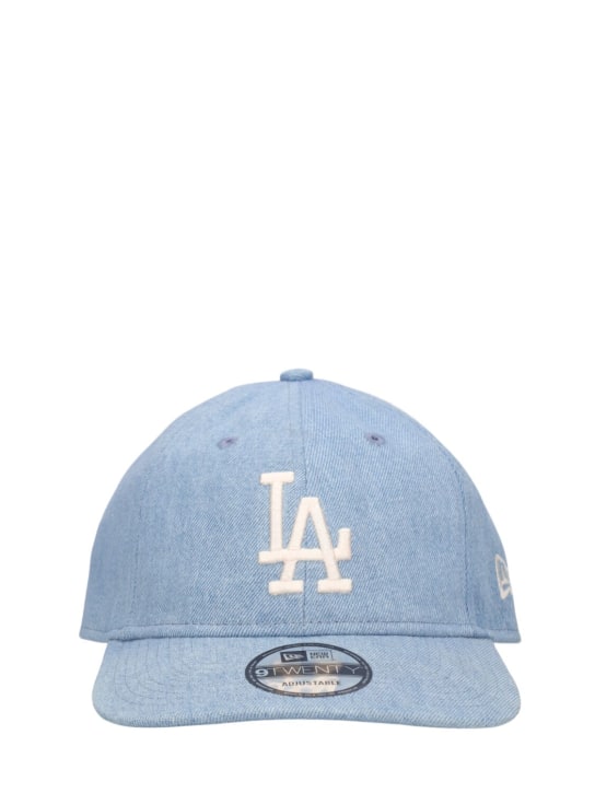 New Era: Washed denim LA Dodgers 9Twenty棒球帽 - 洗水牛仔蓝 - men_0 | Luisa Via Roma