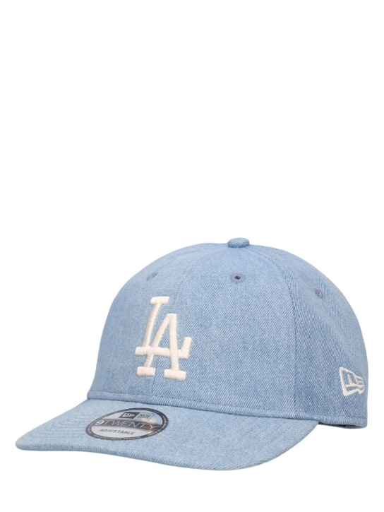 New Era: Washed denim LA Dodgers 9Twenty cap - Washed Denim - men_1 | Luisa Via Roma