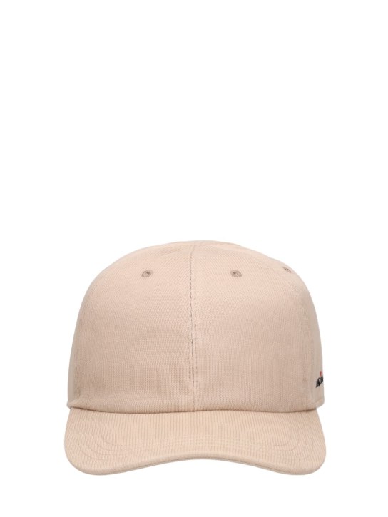 Kiton: Logo cotton baseball hat - Bej - men_0 | Luisa Via Roma
