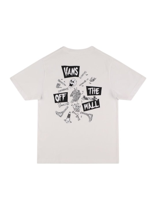 Vans: Printed cotton jersey t-shirt - White - kids-boys_0 | Luisa Via Roma