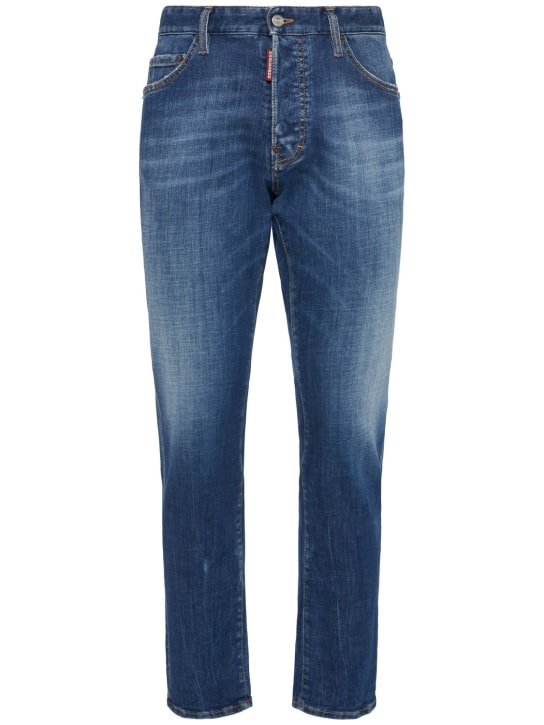 Dsquared2: Jeans aus Baumwolldenim "Cool Guy“ - Dunkelblau - men_0 | Luisa Via Roma