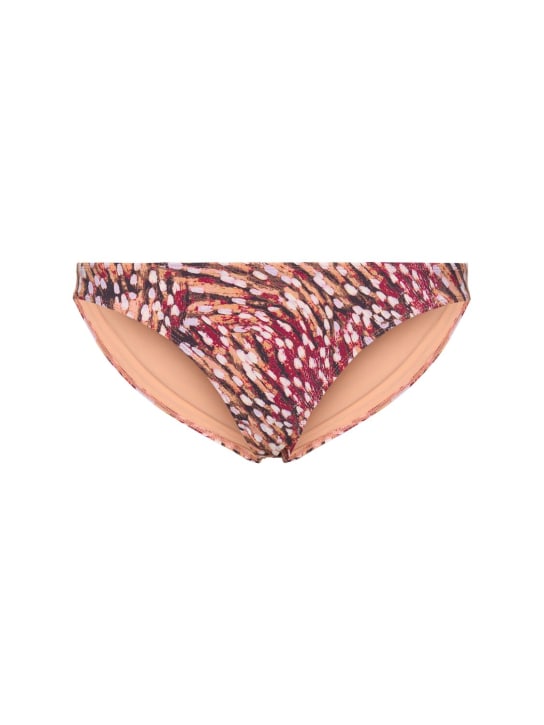 Isabel Marant: Braguitas de bikini con estampado - Raspberry/Multi - women_0 | Luisa Via Roma