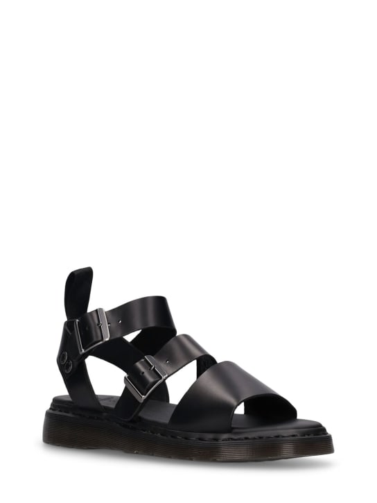 Dr.Martens: Gryphon leather sandals - Siyah - men_1 | Luisa Via Roma