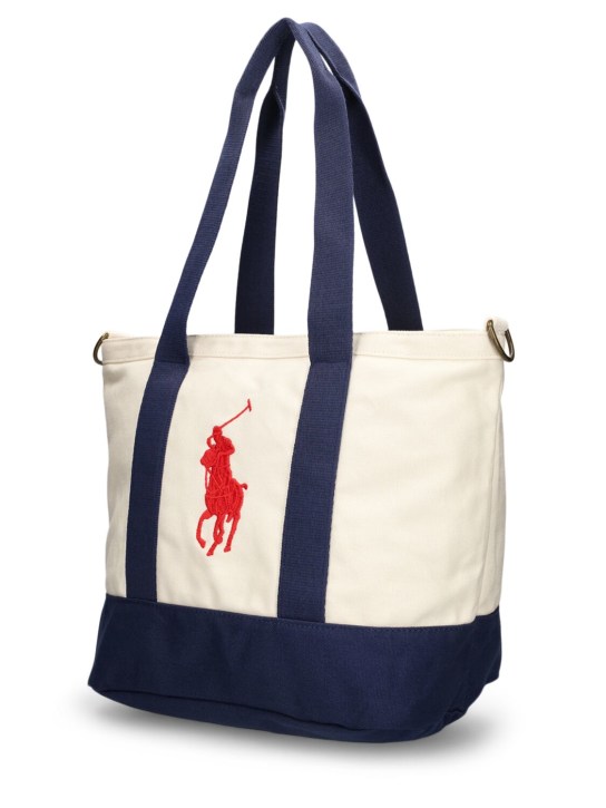 Polo Ralph Lauren: Logo cotton tote bag - kids-girls_1 | Luisa Via Roma