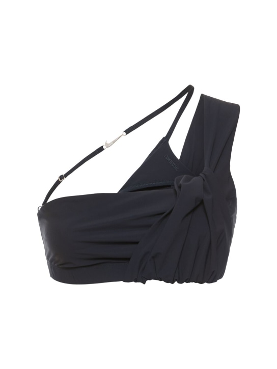 Nike: Jacquemus bra top - Dark Obsidian - women_0 | Luisa Via Roma
