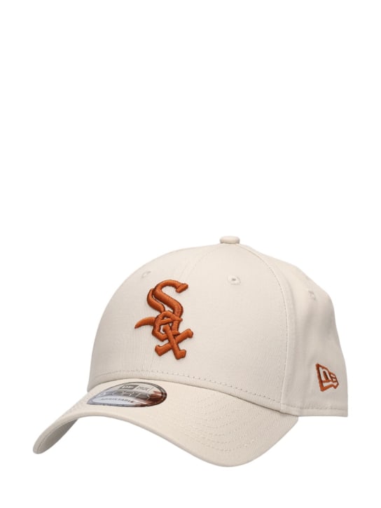New Era: Chicago White Sox 9Forty棉质帽子 - 米黄色/棕色 - men_1 | Luisa Via Roma