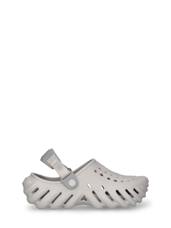 Crocs: Echo沙滩鞋 - 浅灰色 - kids-girls_0 | Luisa Via Roma