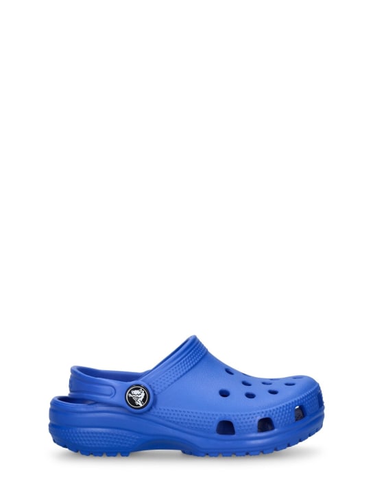 Crocs: Classic Clog橡胶凉鞋 - 蓝色 - kids-girls_0 | Luisa Via Roma