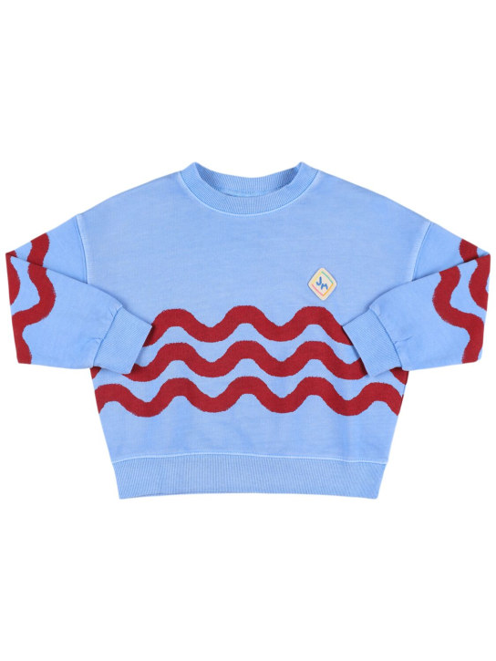 Jellymallow: Sweatshirt aus Baumwolle - Blau - kids-girls_0 | Luisa Via Roma