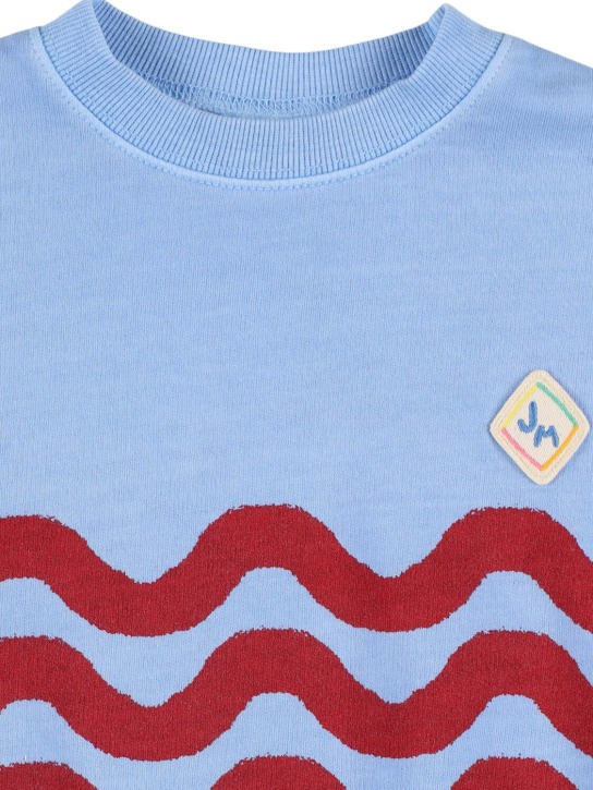 Jellymallow: Sweatshirt aus Baumwolle - Blau - kids-boys_1 | Luisa Via Roma