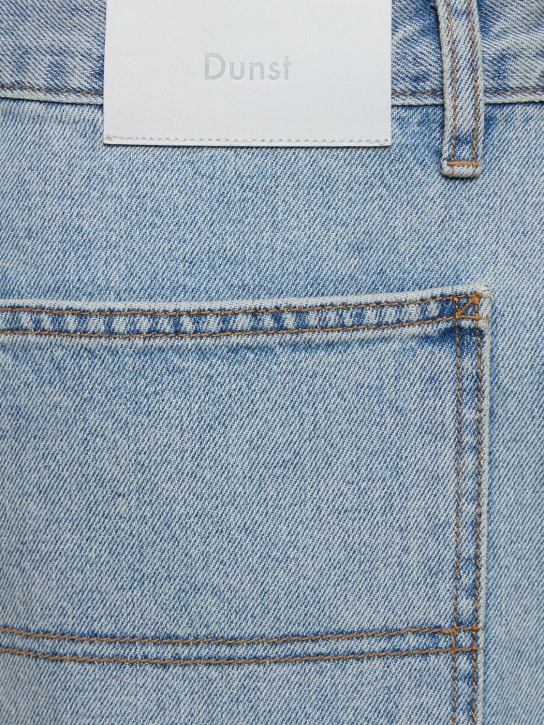 Dunst: Curved denim cargo shorts - men_3 | Luisa Via Roma