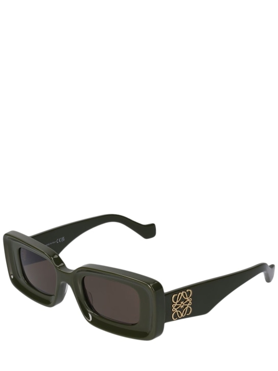 Loewe: Anagram squared sunglasses - Green - women_1 | Luisa Via Roma