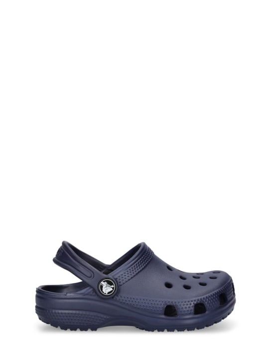 Crocs: Classic Clog橡胶凉鞋 - 海军蓝 - kids-boys_0 | Luisa Via Roma