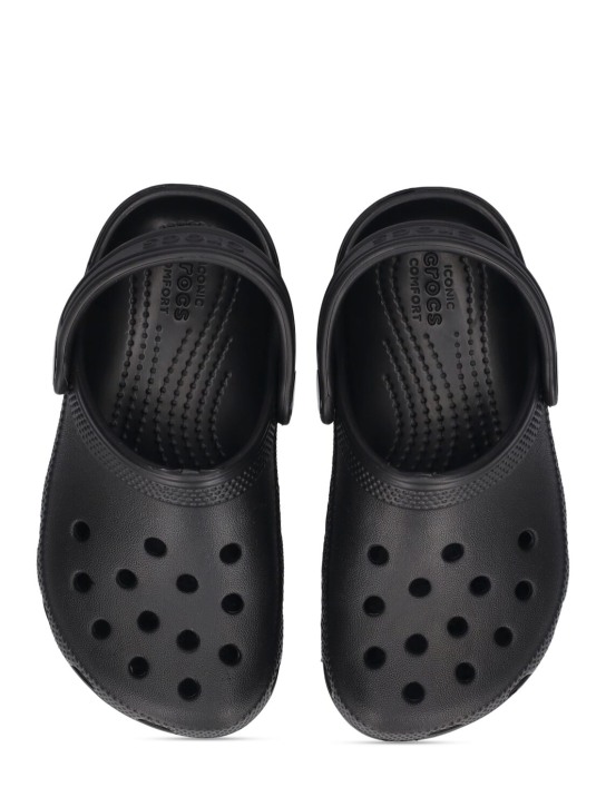 Crocs: Classic Clog橡胶凉鞋 - 黑色 - kids-boys_1 | Luisa Via Roma