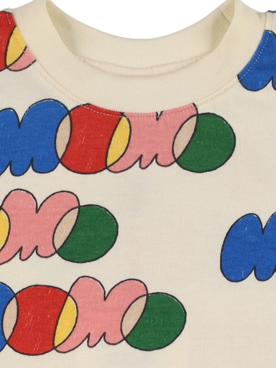 Jellymallow: 棉质平纹针织T恤 - 米白色 - kids-girls_1 | Luisa Via Roma