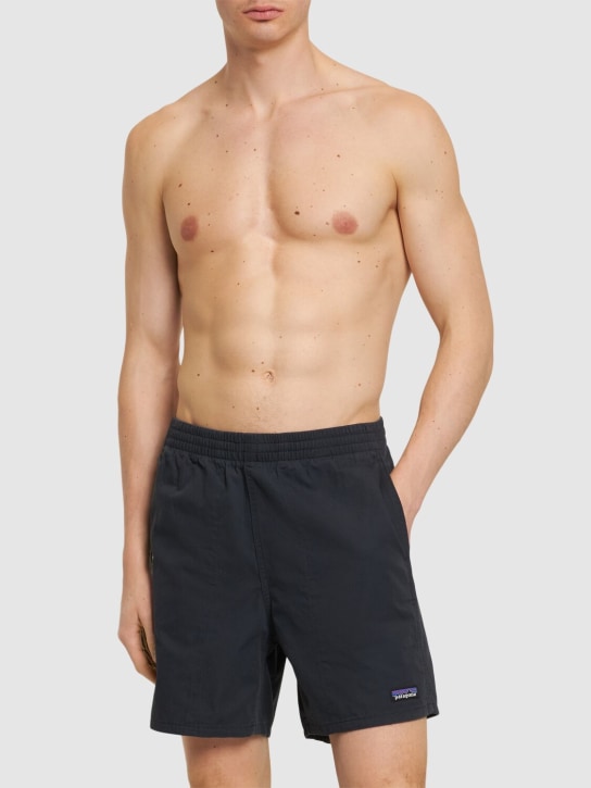 Patagonia: Shorts in cotone con coulisse - Pitch Blue - men_1 | Luisa Via Roma