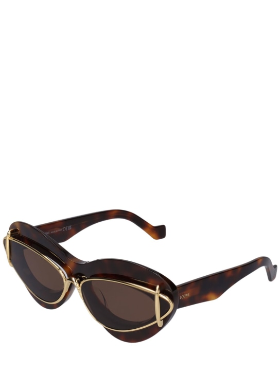 Loewe: Acetat-Sonnenbrille mit Doppelgestell - Havana - women_1 | Luisa Via Roma