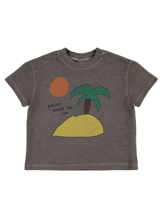 Jellymallow: T-Shirt aus Baumwolljersey - Grau - kids-girls_0 | Luisa Via Roma