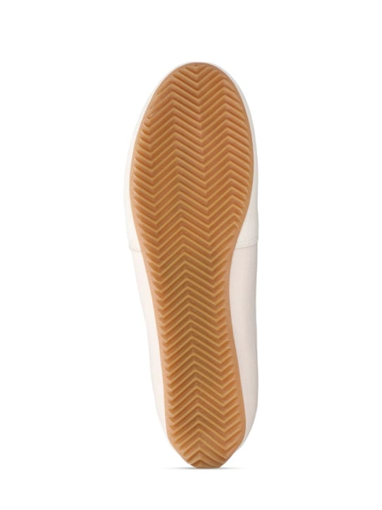 The Row: Bonnie canvas & suede sneakers - women_4 | Luisa Via Roma