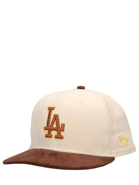 New Era: LA Dodgers 59Fifty棒球帽 - 米黄色/棕色 - women_1 | Luisa Via Roma