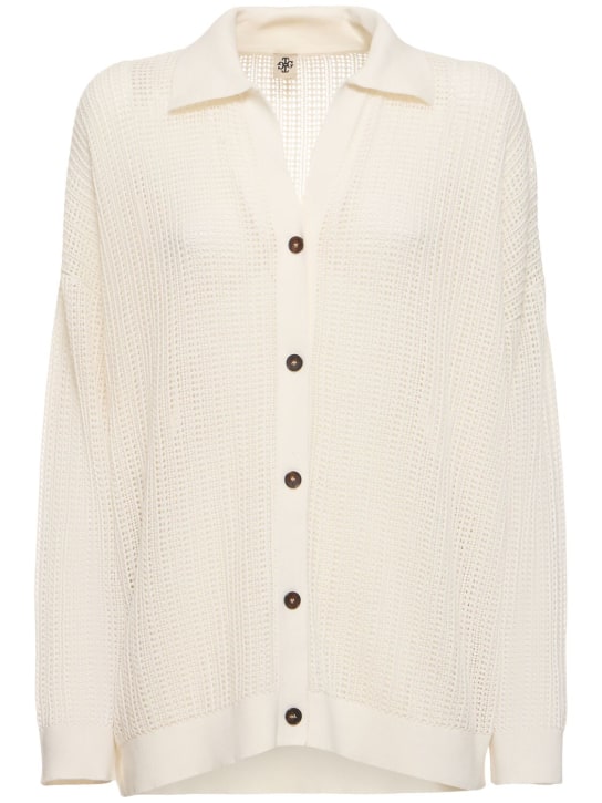The Garment: Tanzania cotton shirt - Cream - women_0 | Luisa Via Roma