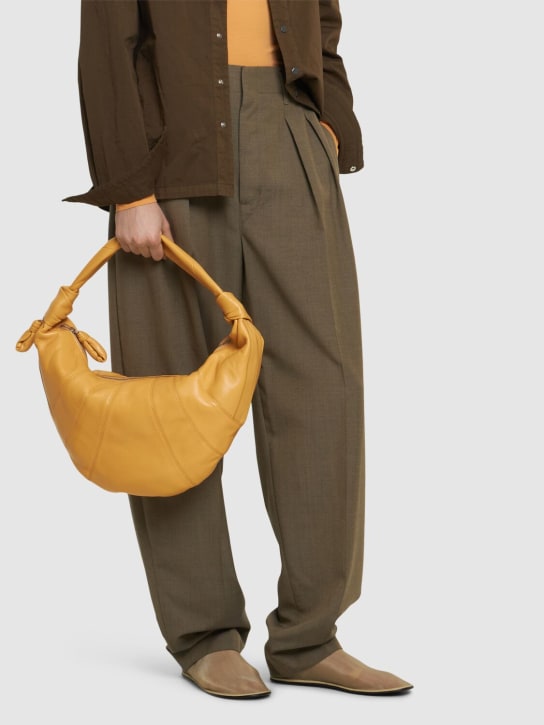 Lemaire: Fortune croissant leather shoulder bag - women_1 | Luisa Via Roma