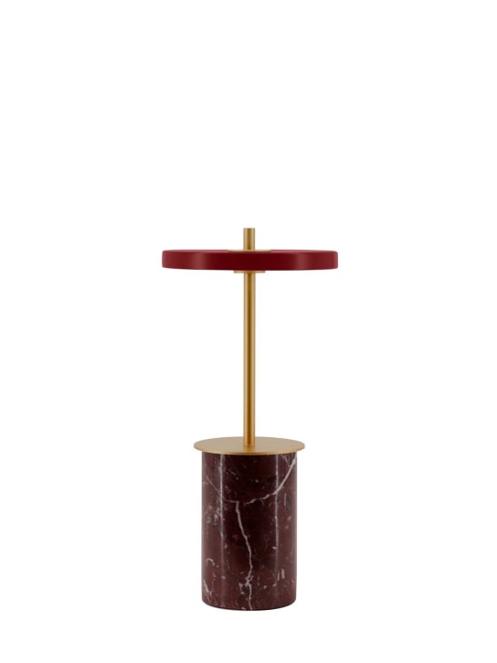 Umage: Mini-Tischlampe mit Marmor „Asteria Move“ - Rot - ecraft_0 | Luisa Via Roma