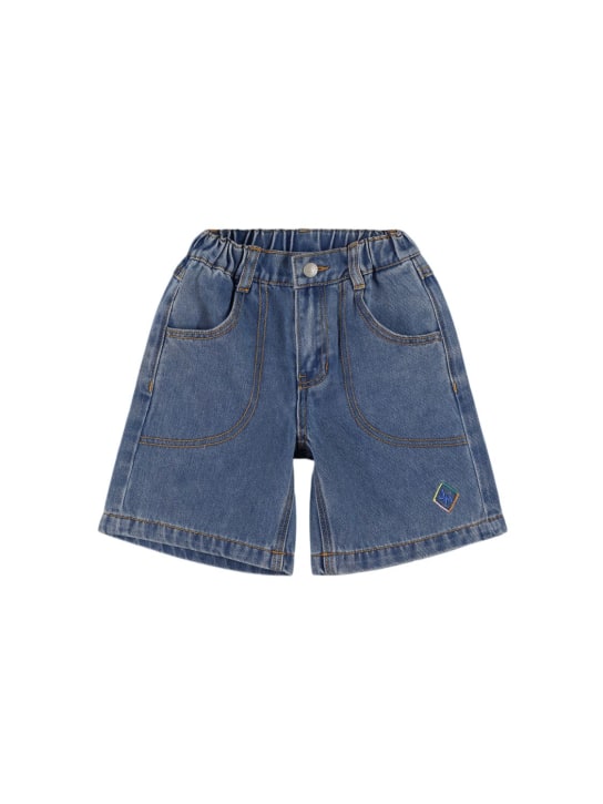 Jellymallow: Shorts aus Baumwolldenim - Blau - kids-girls_0 | Luisa Via Roma