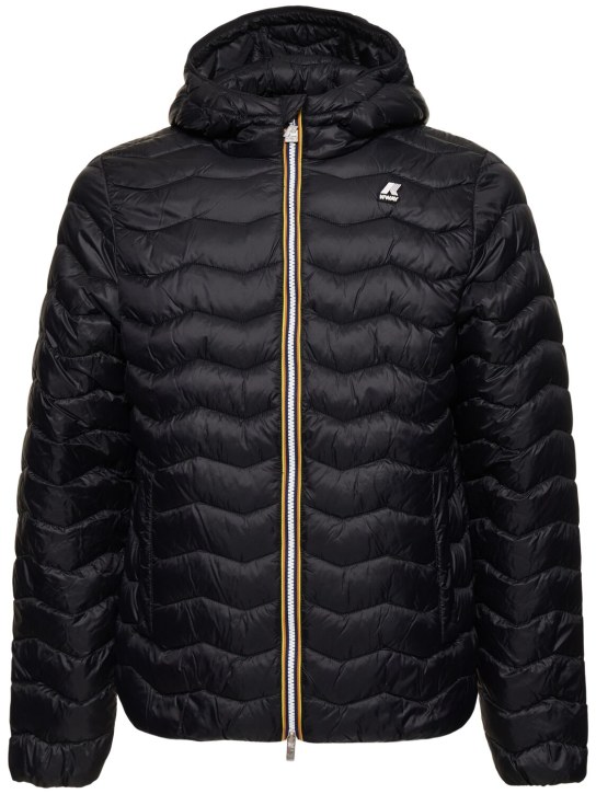 K-Way: Jack Eco warm casual jacket - Black Pure - men_0 | Luisa Via Roma