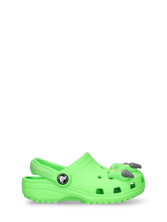 Crocs: Dinosaur橡胶凉鞋 - 绿色 - kids-girls_0 | Luisa Via Roma