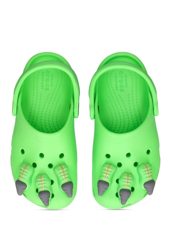 Crocs: Dinosaur橡胶凉鞋 - 绿色 - kids-girls_1 | Luisa Via Roma