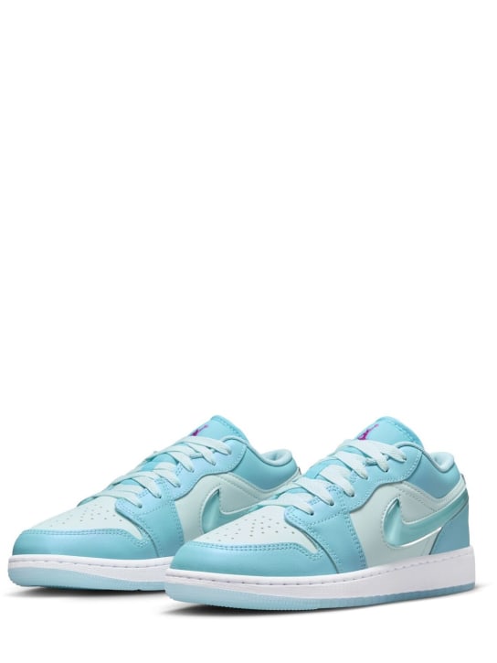 Nike: Sneakers bajas Air Jordan 1 - Aquarius Blue - kids-boys_1 | Luisa Via Roma