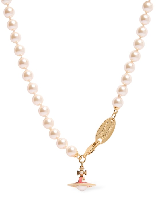 Vivienne Westwood: Simonetta imitation pearl necklace - women_0 | Luisa Via Roma